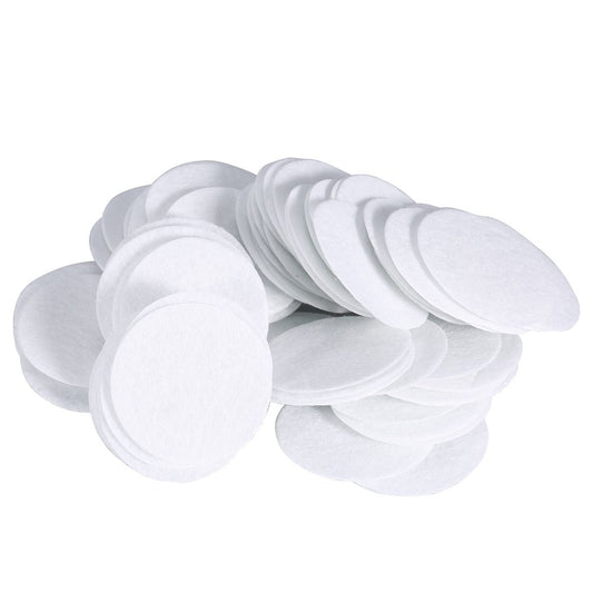 Microdermabrasion Cotton Filters – 100 Pack Replacement Pads (40mm)