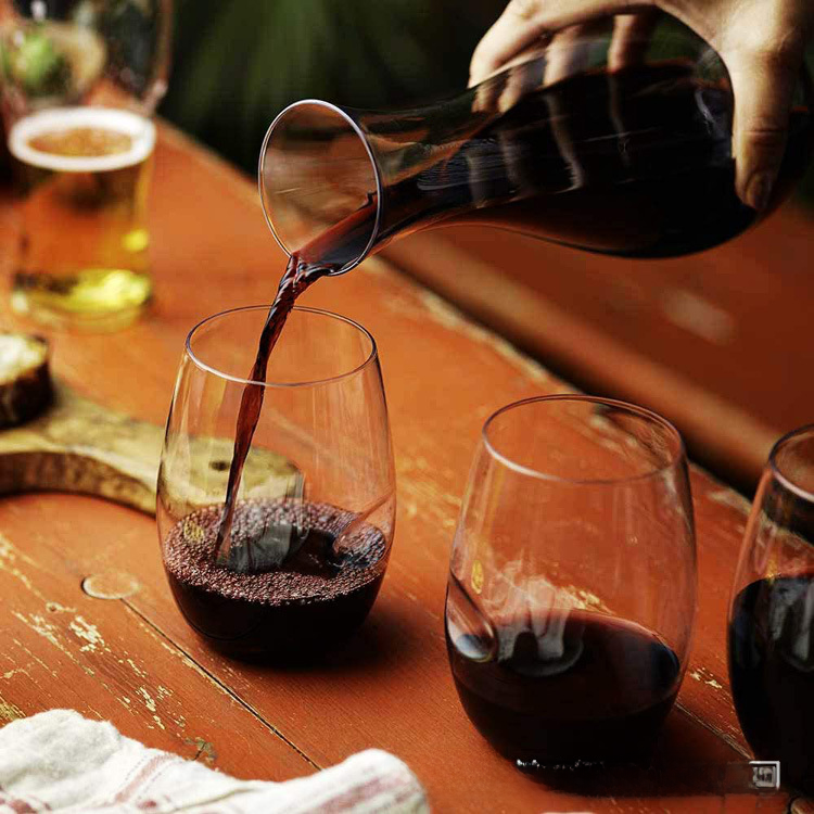 Transparent Plastic Wine Glasses – Reusable, 10 Sizes