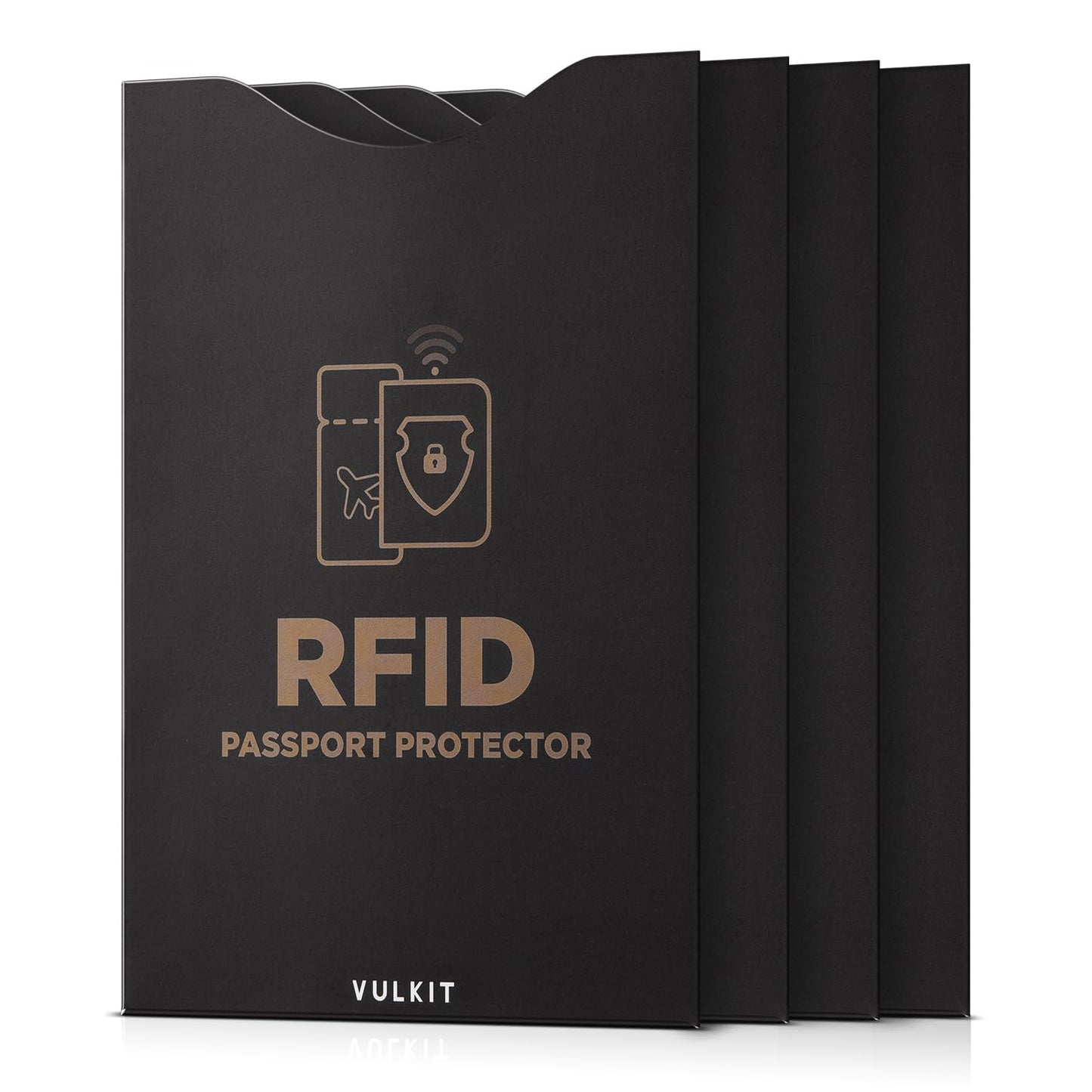 RFID Blocking Passport Holders & Sleeves – Travel Security Set of 4