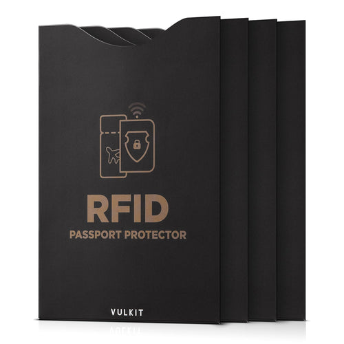 RFID Blocking Passport Holders & Sleeves – Travel Security Set of 4
