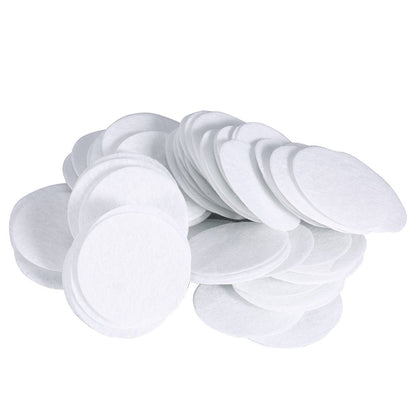 Microdermabrasion Cotton Filters – 100 Pack Replacement Pads (40mm)