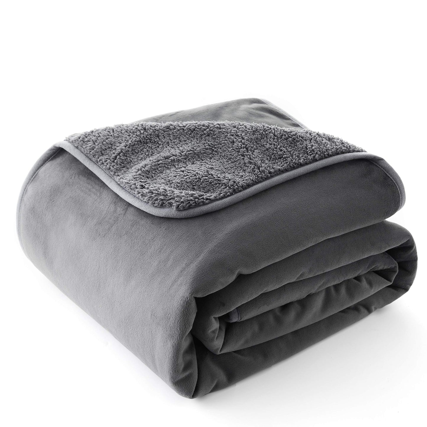 Waterproof Reversible Pet Blanket for Dogs & Cats – 38x29in, Grey