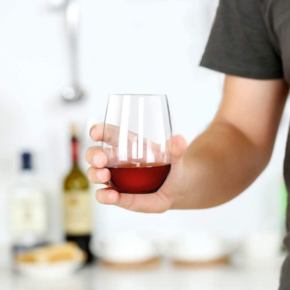 Transparent Plastic Wine Glasses – Reusable, 10 Sizes