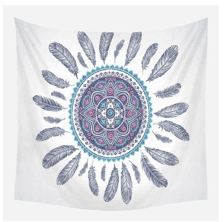 Geometric Abstract Tapestry Wall Hanging – Large (150x130cm–150x200cm)